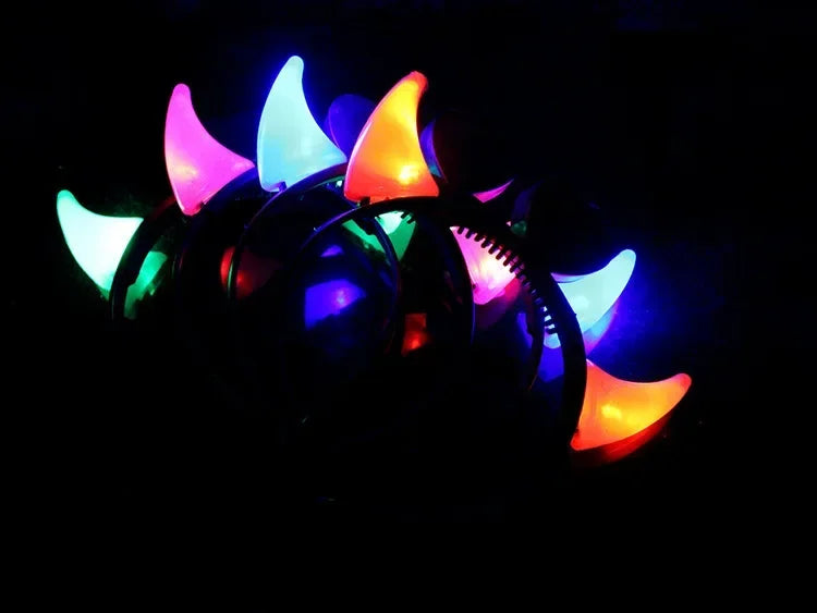 10pcs Adult Kids LED Glow Party Sequin Cat Bunny Crown Flower Headband Halo Light Up Wreath Hairband Birthday Gift Wedding