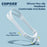 COPOZZ Front Head Swimming Training Snorkel Silicone Mouthpiece Junior Swimmers Full Dry Diving Equipment For Female Male Youth