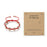 Handmade Red Rope Braided Bracelets Petal Shape Copper Beads Cluster Bangles for Women Men Friendship Couple Lucky Jewelry Gift