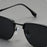Lunettes de soleil carrées vintage en métal pour hommes et femmes, lunettes de protection UV400 tendance rétro unisexe