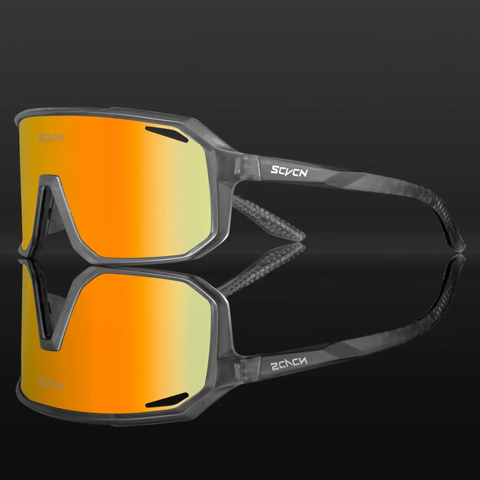 SCVCN Photochromic Cycling Sunglasses Road Driving Bike Glasses Outdoor Sports Mountain Hiking Men Women Bicycle UV400 Goggles