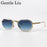 Lunettes de soleil punk octogonales rétro pour hommes 2026, monture métallique carrée de luxe, vintage, verres solaires dégradés UV400, style Steampunk