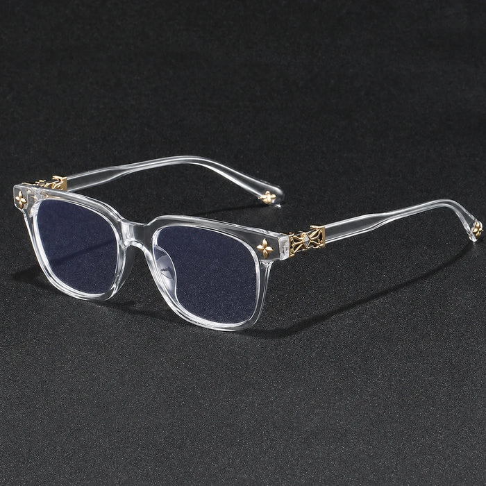 2026 New BEAU FIVE Retro Anti-Blue Light Square Frame Computer Protective Glasses Trendy Versatile High-Quality F114