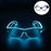 Nouvelles lunettes lumineuses LED sans fil pour festival, rave, soirée, lunettes de soleil mosaïque lumineuses néon, lunettes de club disco