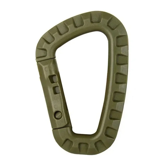 1-10Pcs Clips Mosquetón Táctico Militar Accesorios Hebilla D-Ring Mosquetón Montañismo Mochila Colgante Llave Gadget Exterior