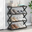 Multifunctional 4 Level X Style Dust Proof Shoe Storage Rack For Entry Hall Bedroom Corridor Free Standing Shoe Organizer