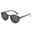 ZENOTTIC 2 Pack Polarized Sunglasses for Women Men Vintage Round and Square Frame UV Protection Shades Driving Sun Glasses