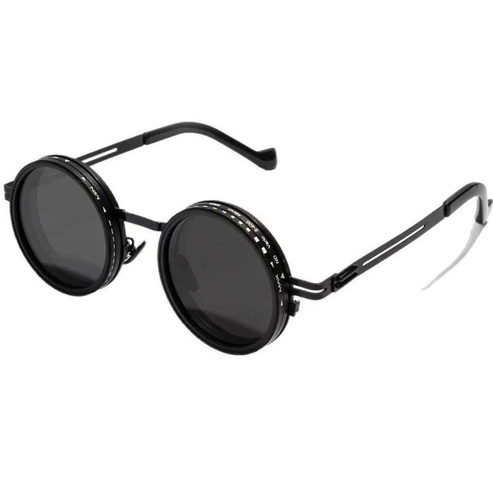 New ND2-400 Adjustable Dimming Glasses 9 Level UV400  Sunglasses With Glasse Case ND Filter Eyewear Outdoor