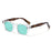 Gafas de sol cuadradas para mujer y hombre, estilo punk, retro, a la moda, con lentes transparentes, montura UV400, para mujer, Oculus