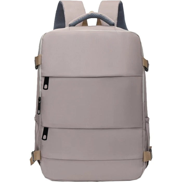 Everyday Versatile Water-resistant Laptop Backpack Trendy Unisex Design, Side Pockets for Water Bottle and Small Accessories