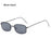1PC Vintage Small Frame Shades Retro Oval Black Sunglasses Unisex Luxury Brand Designer Pink Sun Glasses Female Travel Eyewear