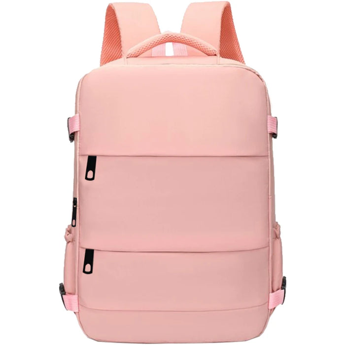 Everyday Versatile Water-resistant Laptop Backpack Trendy Unisex Design, Side Pockets for Water Bottle and Small Accessories