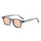 Gafas de sol cuadradas para mujer y hombre, estilo punk, retro, a la moda, con lentes transparentes, montura UV400, para mujer, Oculus