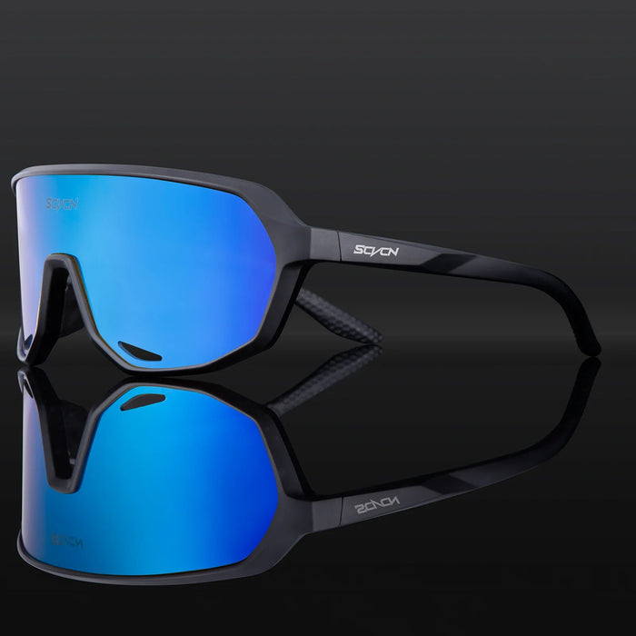 Scvcn-New Sunglasses Photochromic Cycling Glasses for Men Bicycle Mountain Bike Cycling Goggles UV400 MTB Polarized Road Women