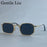 Steampunk Classic Rectangle Sunglasses Men 2026 Luxury Brand Punk Polygon Metal Frame Sun Glasses For Male Driving Eyewear Shade