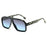 Square Sunglasses Women Double Color Frame Female Shades Brand Designer Men Gafas Luxury Sun Glasses UV400 Eyewear