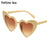 1PC Luxury Heart Shaped Sunglasses Big Frame Love Effect Sun Glasses Retro Women  lana del rey Eyewear UV400 Protection