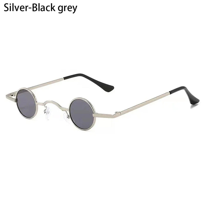 New Hippie Small Round Square Sunglasses Men Women Retro Steam Punk Glasses Vintage Gradient Driving Glasses UV400