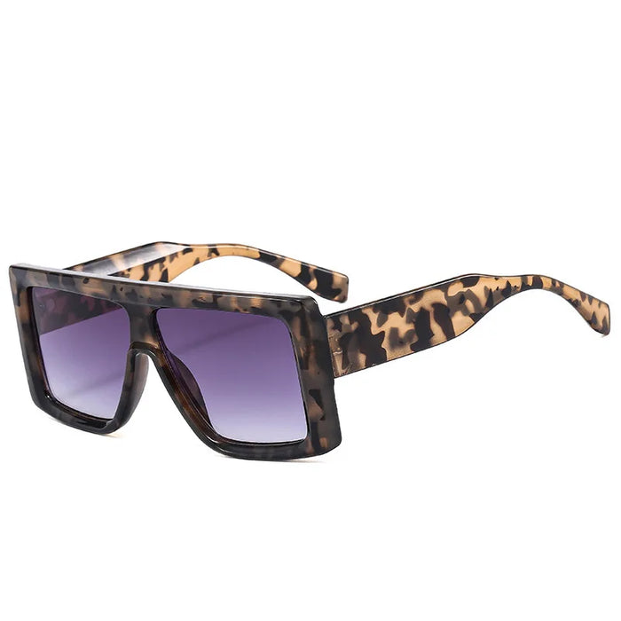 Fashion New Oversize Square Sunglasses Women Vintage Big Frame Shades Men Sun Glasses UV400 Eyewear Oculos Gafas