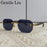 Vintage Square Rimless Sunglasses Men 2026 Luxury Brand Trendy Frameless Punk UV400 Eyewear Anti Blue Light Prescription Glasses