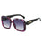 Gafas de sol cuadradas de mujer Y2K con montura de carey degradado estilo retro, diseño de personalidad de marca, modernas, combinan con todo, para hombre, con protección UV400