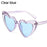 1PC Luxury Heart Shaped Sunglasses Big Frame Love Effect Sun Glasses Retro Women  lana del rey Eyewear UV400 Protection