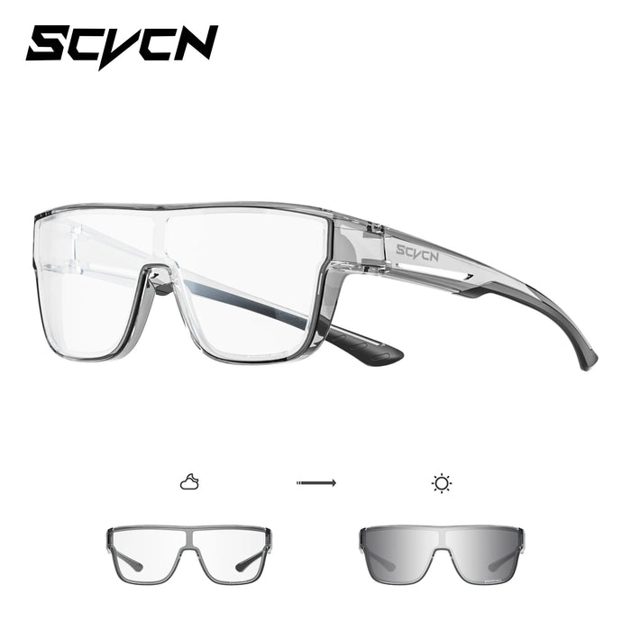 SCVCN Glasses Designed to Be Worn over Prescription Photochromic Road Bicycle Sports Outdoor Cycling Sunglasses HiKing Eyewear