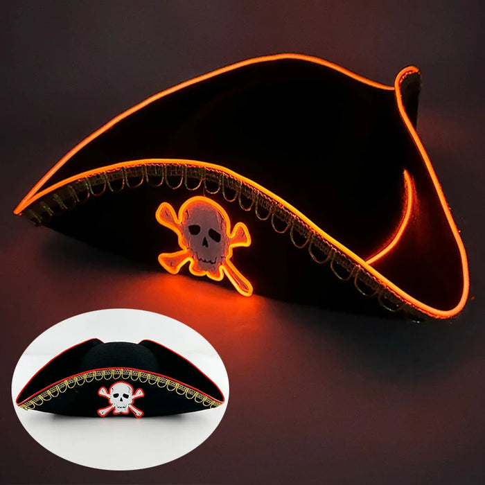 Despedida de Soltera Artículos Luminosos Novia Sombrero de Vaquera Brillante Gorra de Vaquero Nacarada con LED Sombrero de Moda con Luz de Neón para Fiesta