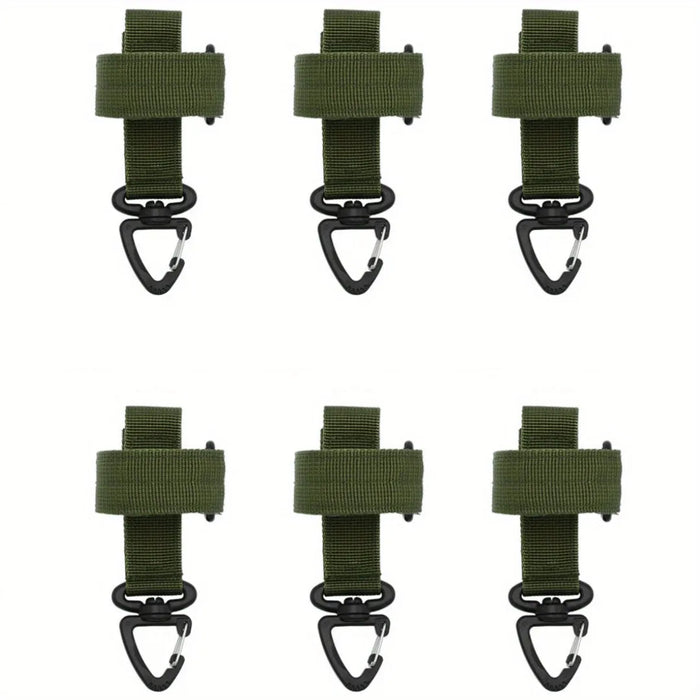 1/3/6 Uds. Nuevo Hebilla de Guantes de Nailon Multiusos Gancho Táctico para Guantes Clip de Seguridad Accesorios de Almacenamiento para Cuerda de Escalada Senderismo al Aire Libre