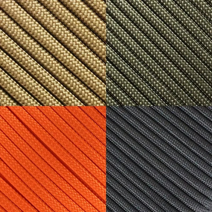 7 Cores 550 Paracord Cord 3 5 10 31 M Dia.4mm For Survival Lanyard Parachute Rope Camping Hiking Clothesline Tent Accessories