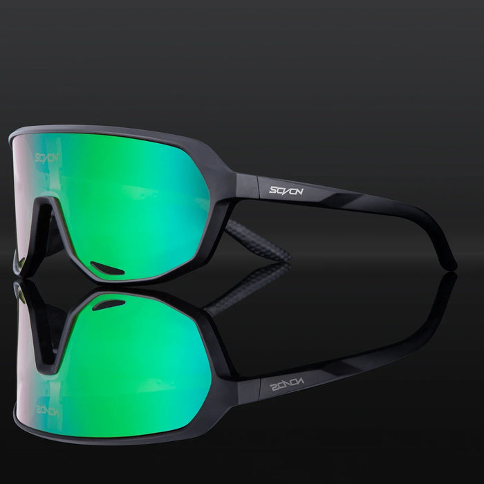 Scvcn Cycling Glasses Photochromic Mens Bike Sunglasses for Mountain Bicycle Eyewear Cycle Goggles Sports UV400 Polarized MTB