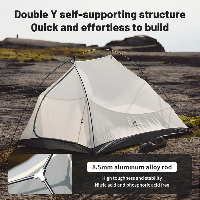Naturehike Cloud Up 2 Pro Two Person Hiking Tent Lightweight Outdoor Camping Professional Camping Equipment