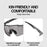 SCVCN UV400 Photochromic Outdoor Sports MTB Goggles Men Women Hiking Bike Riding Running Climbing Hydrophobic Eyewear Sunglasses