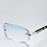 Lunettes de lecture élégantes sans monture anti-lumière bleue pour hommes, nouvelles lunettes de lecture professionnelles au design innovant