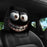 2pcs Funny Big-Eyed Cartoon Print Car Headrest Cover, Suitable For Travel And Daily Commuting,For Halloween Christmas Holiday