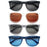Gafas de sol de lectura extragrandes Adecuadas para hombres y mujeres Montura cuadrada clásica Para uso en exteriores Con lentes graduadas.