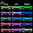 6 12 24 30 Pièces de fournitures de fête néon Chapeaux formels néon phosphorescents à la lumière UV Chapeau fluorescent Décorations de fête à lumière UV pour adultes
