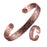 Solid Copper Bracelets for Women Adjustable Cuff Flower Copper Magnetic Bracelet Arthritis Benefit Health Energy Bracelet Female