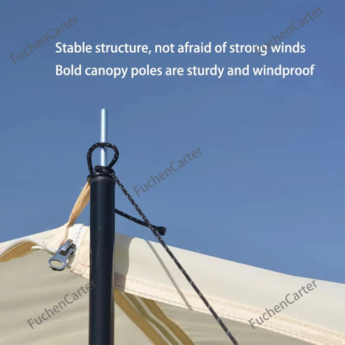 Portable SUV Tailgate Trunk Tent 3-Side Extended Shade Shelter Multifunctional Car Rear Door Tent Outdoor Car Camping Accessorie