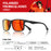 SCVCN Sea Fishing Beach Glasses Women Fishing Polarized Sunglasses Outdoor Sport Windproof Eyewear Cycling Road Bike UV400 Men
