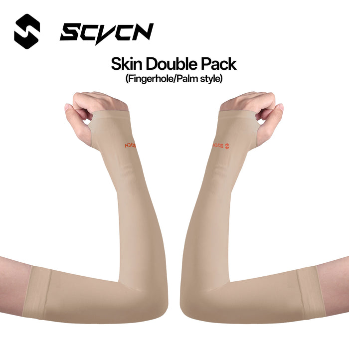 SCVCN 1Pair Breathable Hand Cover Cooling 1Pair Arm Sleeves UPF50+ Sun Protection Outdoor Cycling Sun BikingIce Fabric Sleeve
