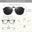 VIVIBEE Flip Up Clip on Sunglasses Polarized Men Driving Women Fishing UV400 Night Vision Sun Glasses Clips Universal Goggles