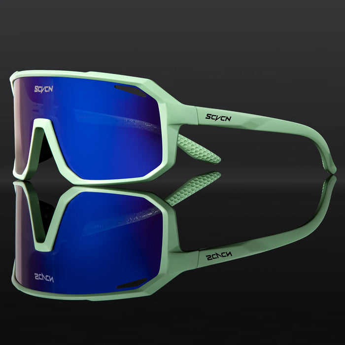 SCVCN Sports Photochromic Sunglasses Men Outdoor Bicycle Cycling Glasses Women Driving Bike Eyewear UV400 Climbing Goggles