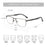 ZENOTTIC Gafas de Presbicia Progresivas Cuadradas a la Moda Montura de Fibra de Carbono de Alta Calidad Gafas de Miopía Gafas Ópticas Hombre