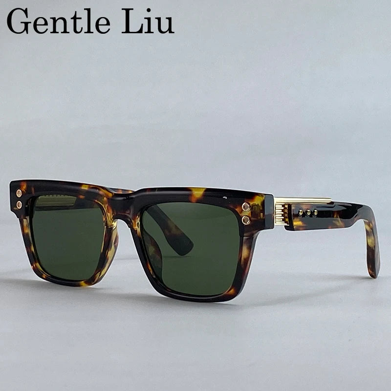 Classic Polarized Square Punk Sunglasses Men 2026 Luxury Brand Driving Change Color Sun Glasses For Male Steampunk Eyewear Shade