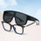 VIVIBEE Grandes lunettes polarisées à porter par-dessus des lunettes de soleil photochromiques pour hommes, conduite, UV400, pêche, extérieur, femmes, verres miroirs foncés