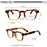 HBK  Square Flat Light Glasses for Men Women Retro TR Frame Eyeglass High-Quality Eyewear Minimalist Match Ideal Gifts