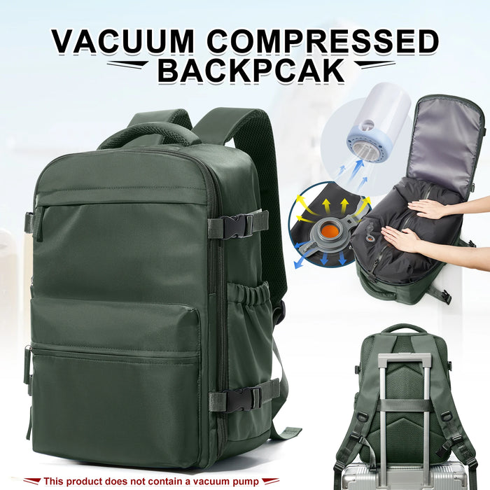 Sac à dos de voyage cabine avion Ryanair, sac à dos de compression sous vide, sac à dos pour hommes et femmes, sacoche pour ordinateur portable, sac à main