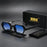 HBK Fashion Retro Polygon Men Sunglasses Small Frame Cupronickel Core Insert Leg Sun Glasses Outdoor Party Vacation Travel
