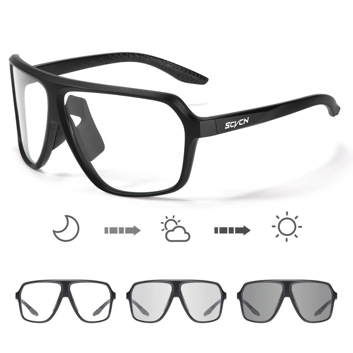 New UV400 Photochromic Cycling Sunglasses for Men MTB Road Bicycle Glasses Outdoor Sports Women Running Eyewear Bike Goggles
